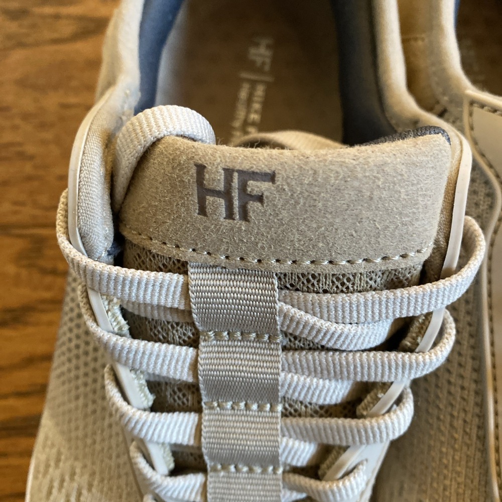 HF Hiker Footwear Beige Knit Sneakers Women's 10-10.5 Men's 8-8.5 EU 41 - Picture 3 of 10